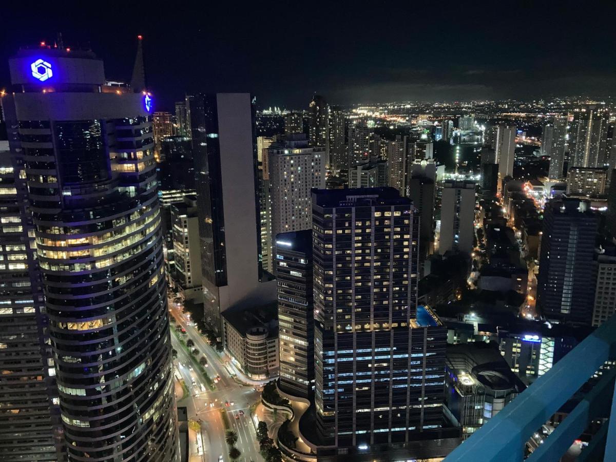 Makati Amazing View Penthouse Studio, Air Residence, Fast Internet Manila Exteriör bild
