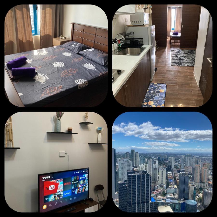 Makati Amazing View Penthouse Studio, Air Residence, Fast Internet Manila Exteriör bild