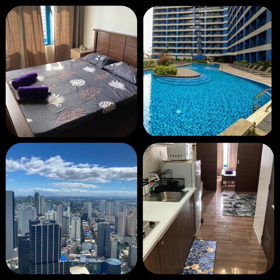 Makati Amazing View Penthouse Studio, Air Residence, Fast Internet Manila Exteriör bild
