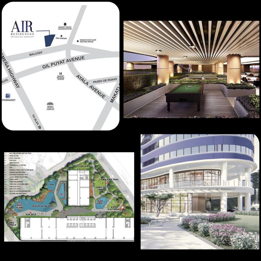 Makati Amazing View Penthouse Studio, Air Residence, Fast Internet Manila Exteriör bild